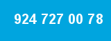 924 727 00 78 924 727 00 78